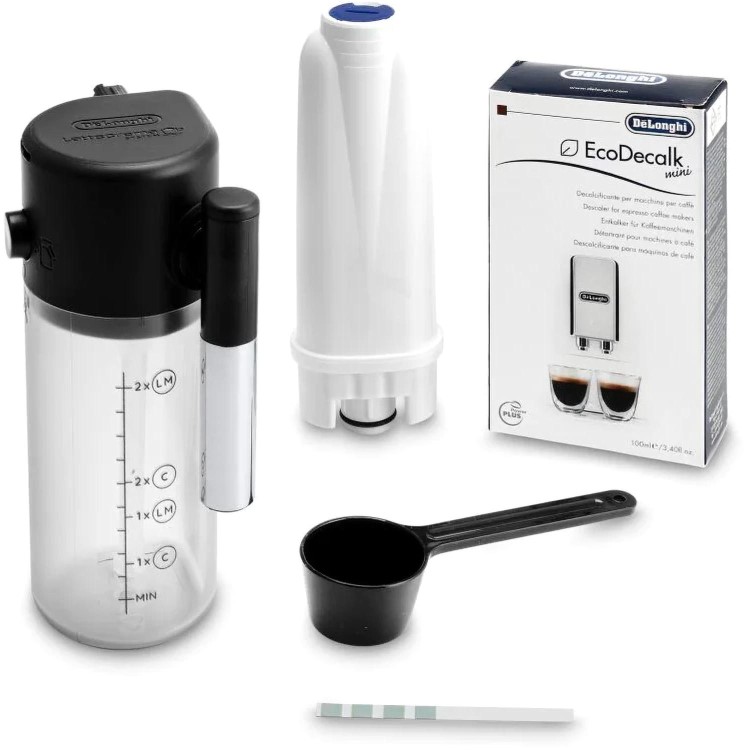 De’Longhi ECAM290.83.TB Magnifica Evo Bean-to-Cup Coffee Machine – Black & Titanium Milk Frother & Touch Display