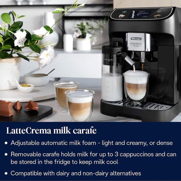 Delonghi Magnifica Plus Bean to Cup Coffee Machine - Black
