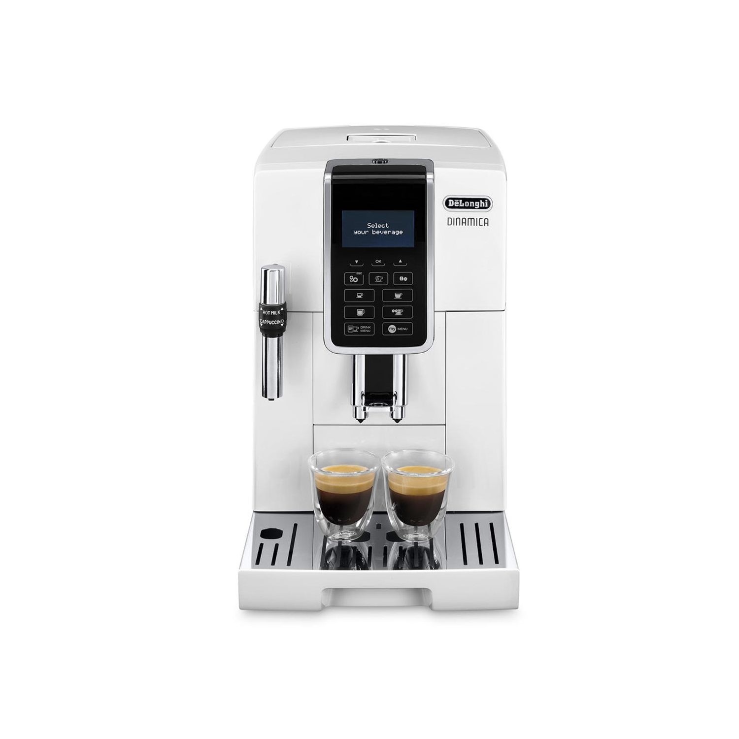 Delonghi ECAM350.35.W Dinamica Bean to Cup Coffee Machine White