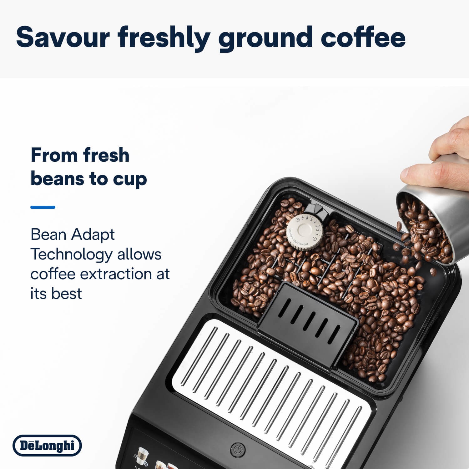 Cold Brew Tech Delonghi Eletta Explore Automatic Bean-To-Cup Coffee Machine with Cold ...