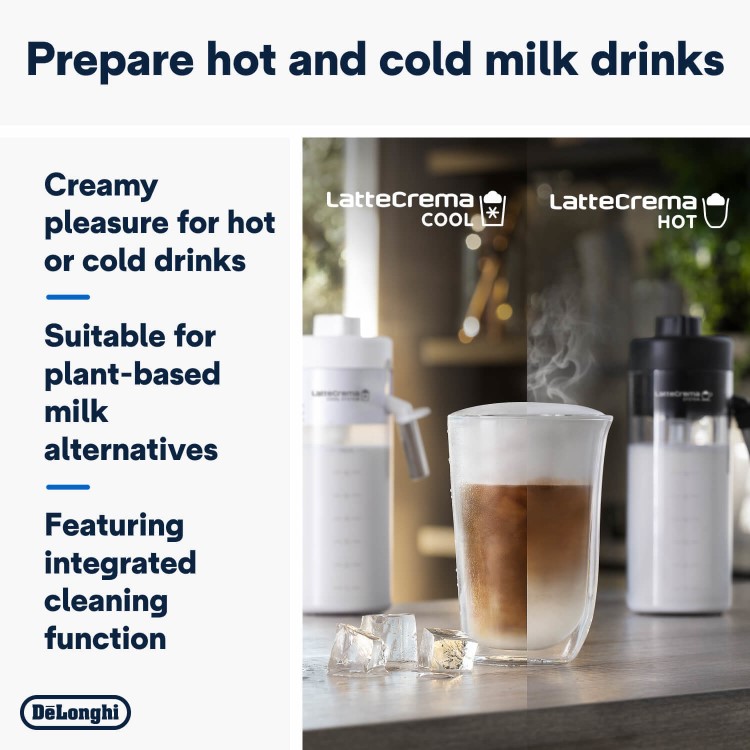 Refurbished Delonghi Eletta Explore Fully Automatic Bean To Cup Coffee Machine with Cold Brew Technology