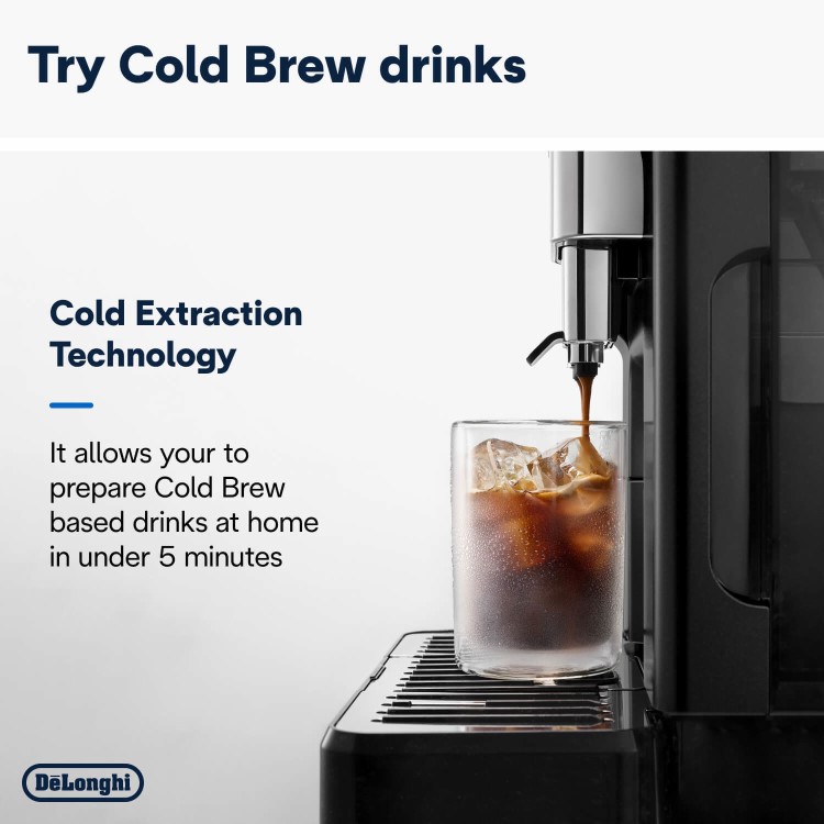 Refurbished Delonghi Eletta Explore Fully Automatic Bean To Cup Coffee Machine with Cold Brew Technology
