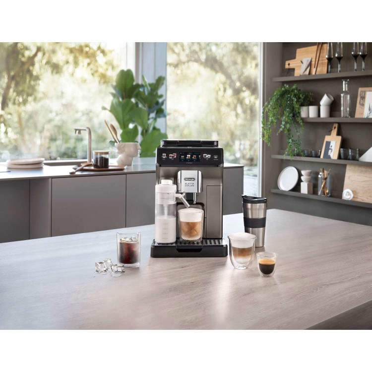 Refurbished Delonghi Eletta Explore Fully Automatic Bean To Cup Coffee Machine with Cold Brew Technology
