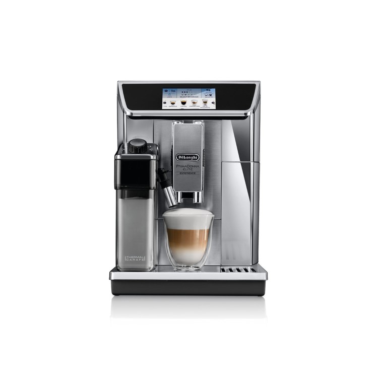 Delonghi ECAM650.85.MS PrimaDonna Elite Experience Bean-to-Cup Coffee Machine - Silver
