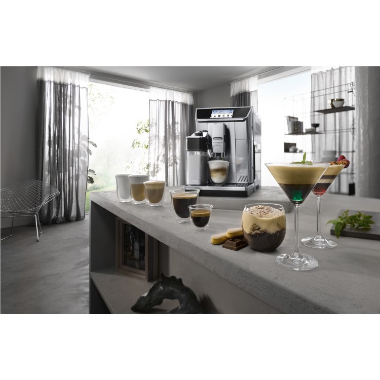 Delonghi ECAM650.85.MS PrimaDonna Elite Experience Bean-to-Cup Coffee Machine - Silver