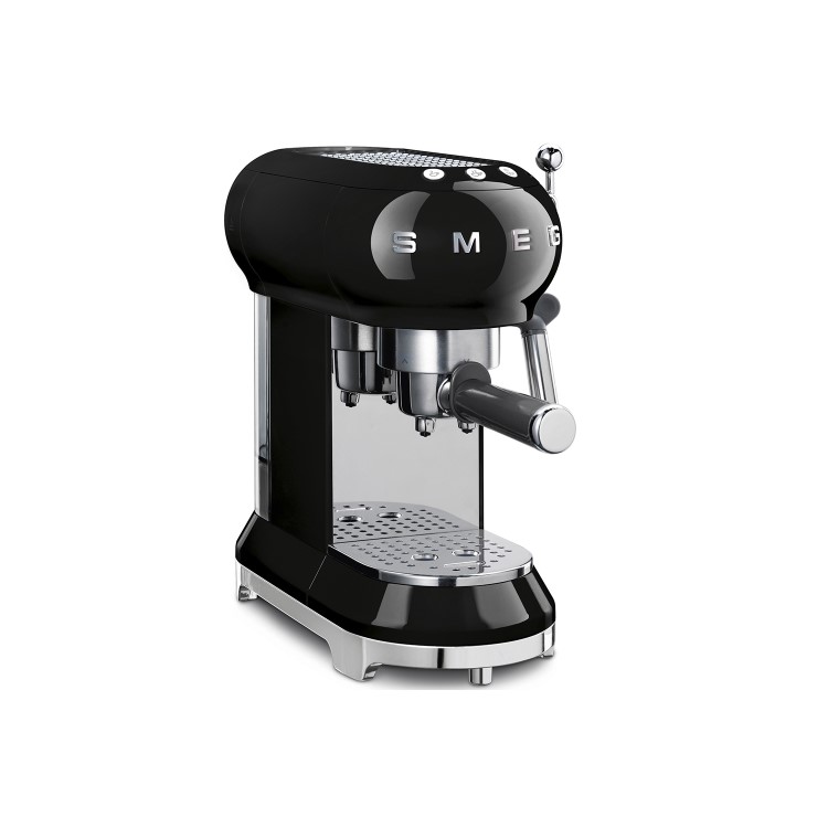 Smeg ECF01BLUK Retro Style Espresso Machine - Black