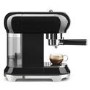Smeg ECF01BLUK Retro Style Espresso Machine - Black