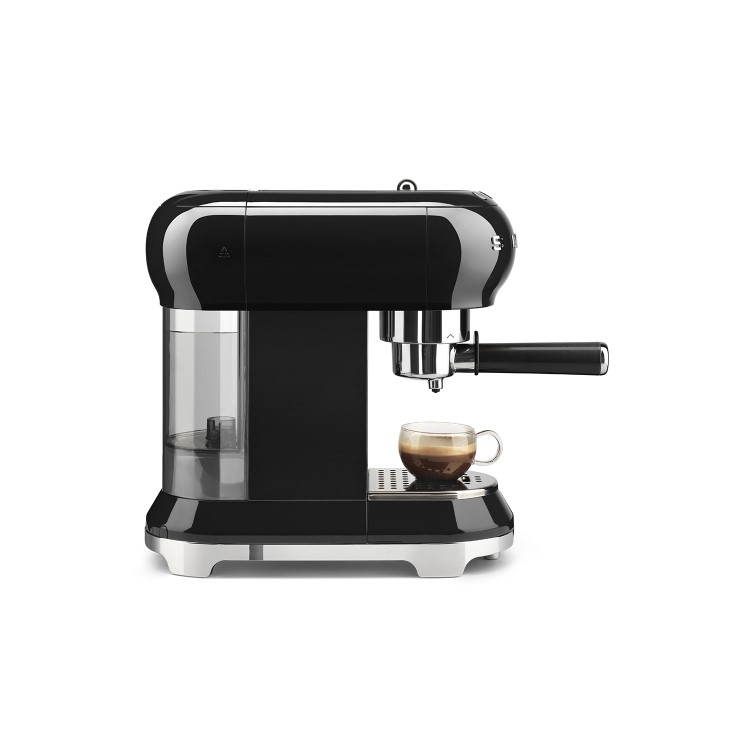 Smeg ECF01BLUK Retro Style Espresso Machine - Black