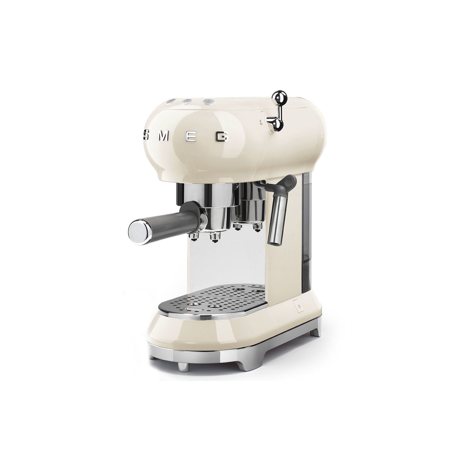 Refurbished Smeg ECF01CRUK Retro Style Espresso Machine Cream