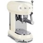 Refurbished Smeg ECF01CRUK Retro Style Espresso Machine Cream