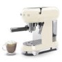 Refurbished Smeg ECF01CRUK Retro Style Espresso Machine Cream