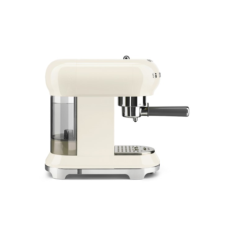 Refurbished Smeg ECF01CRUK Retro Style Espresso Machine Cream