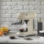 Refurbished Smeg ECF01CRUK Retro Style Espresso Machine Cream