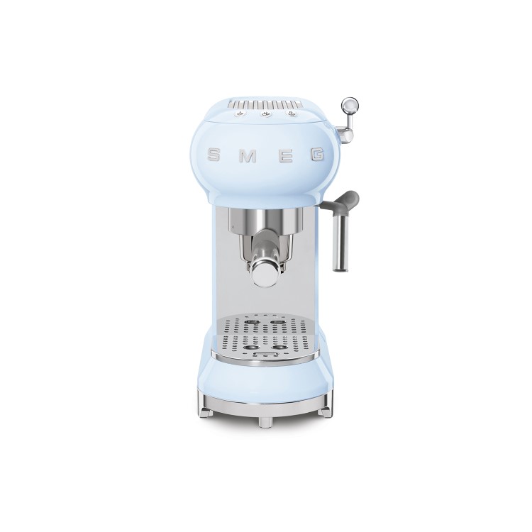 Smeg ECF01PBUK Retro Style Espresso Machine - Pastel Blue