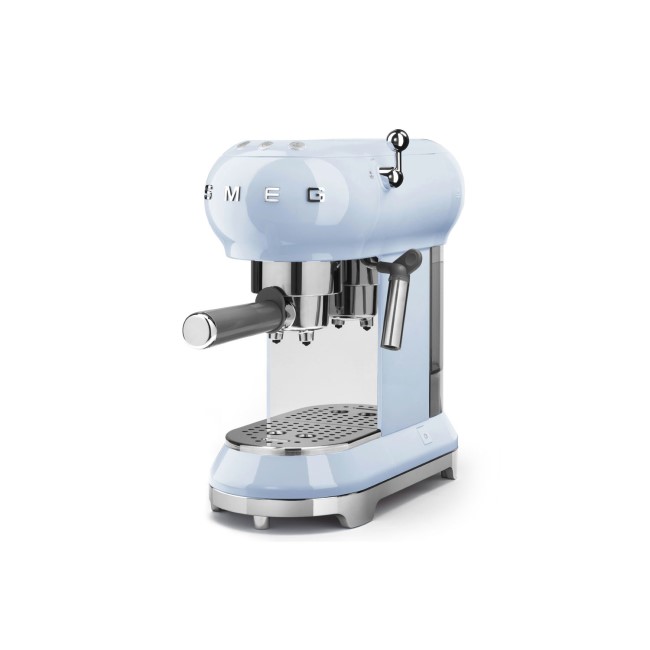 Smeg ECF01PBUK Retro Style Espresso Machine - Pastel Blue