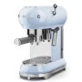 Smeg ECF01PBUK Retro Style Espresso Machine - Pastel Blue
