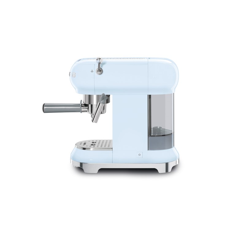 Smeg ECF01PBUK Retro Style Espresso Machine - Pastel Blue