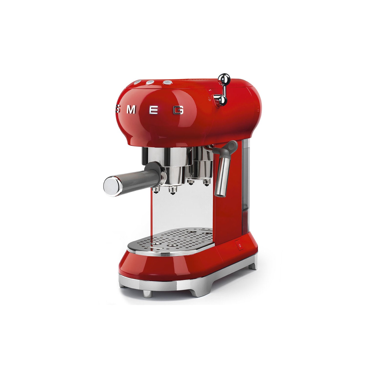 Smeg ECF01RDUK Retro Style Espresso Machine Red Appliances Direct