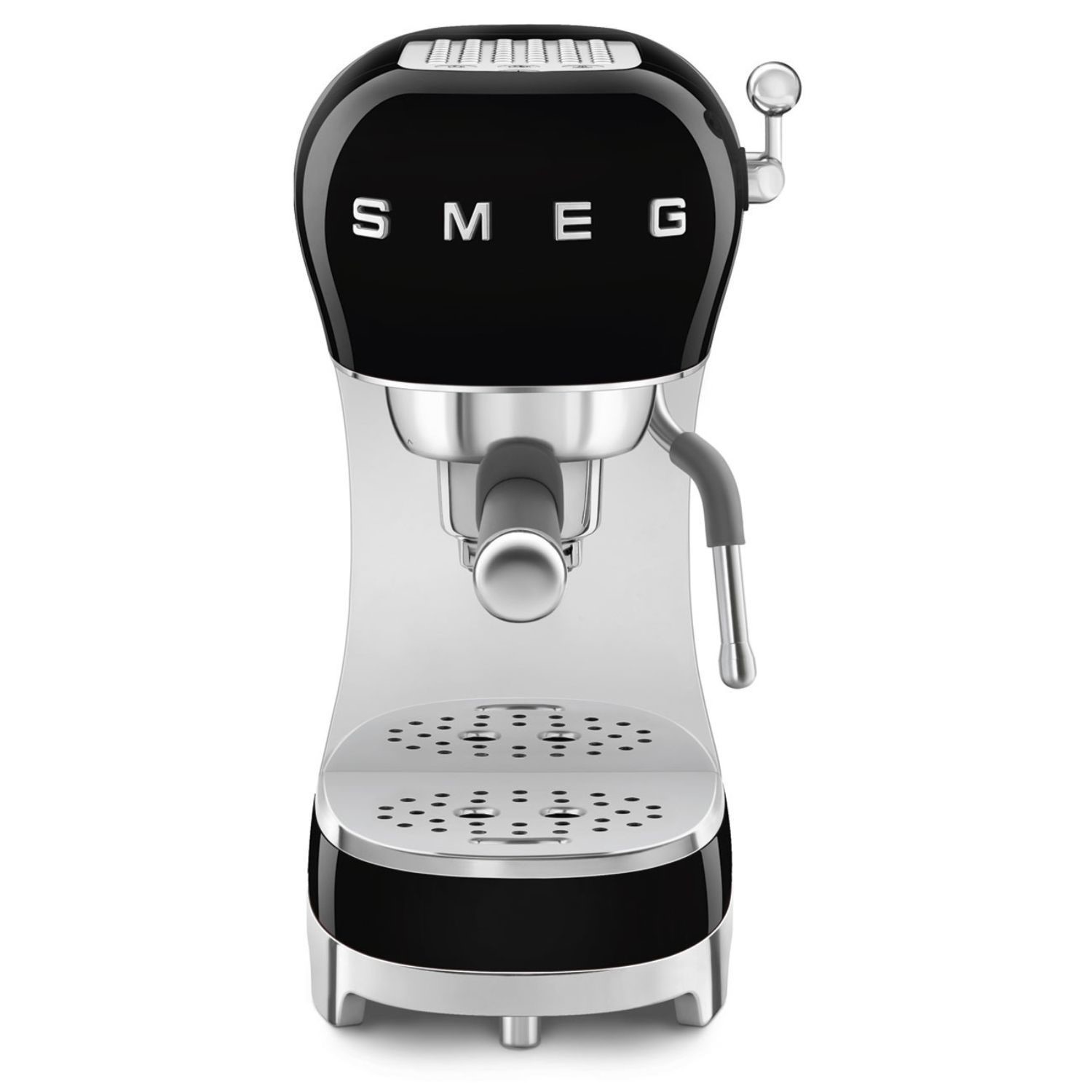 Smeg Black Ecf02 Espresso Coffee Machine With Steam Wand - Free Gift Rrp £30! - Image 6