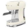 Smeg Retro Espresso Coffee Machine ECF02CRUK - Cream