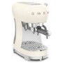 Smeg Retro Espresso Coffee Machine ECF02CRUK - Cream