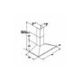 Refurbished CDA Level 1 ECH101BL 100cm Chimney Cooker Hood Black