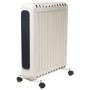 electriQ 2400W Smart Oil-Free Electric Portable Radiator With LED Display - White