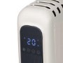 electriQ 2400W Smart Oil-Free Electric Portable Radiator With LED Display - White
