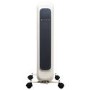 electriQ 2400W Smart Oil-Free Electric Portable Radiator With LED Display - White