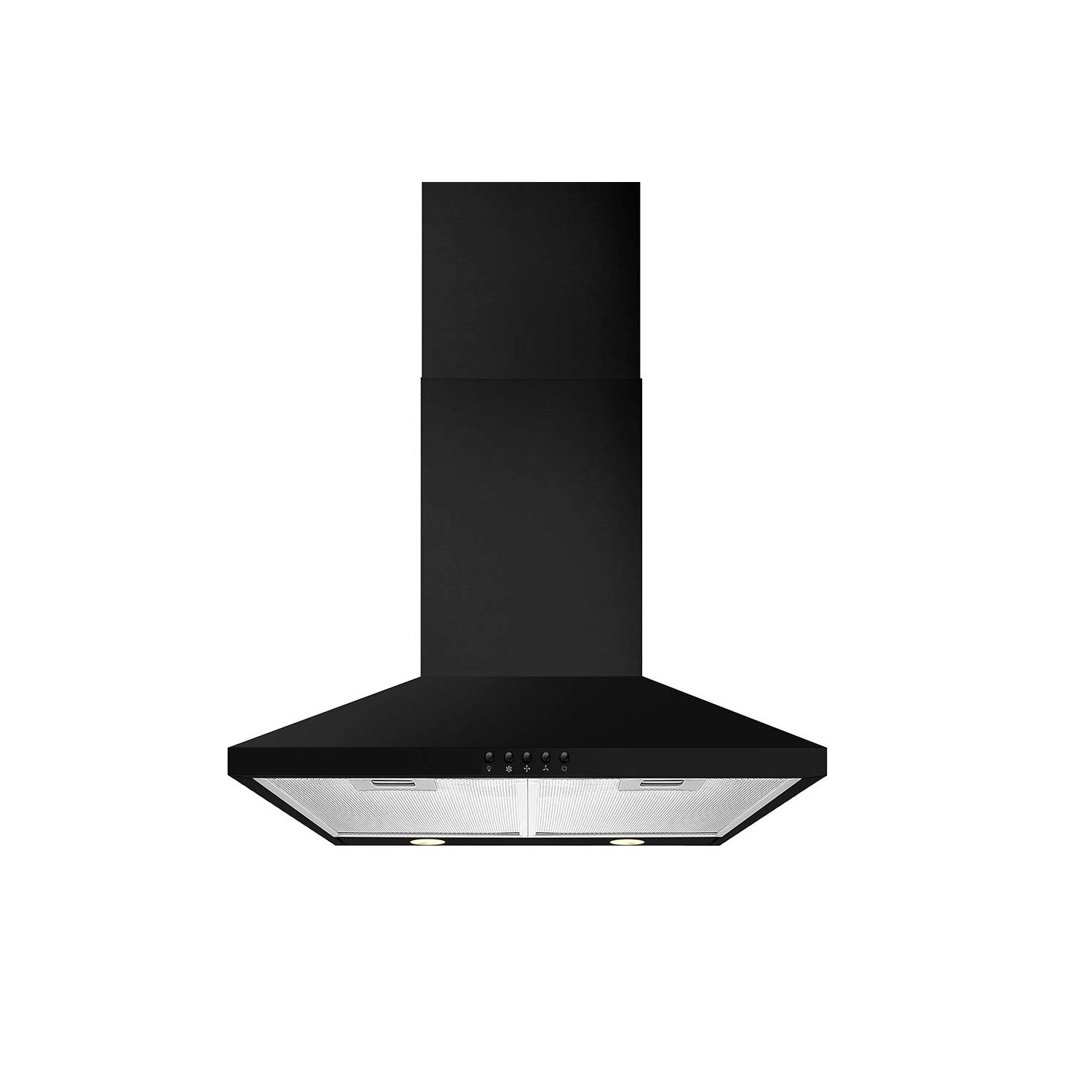 Cda Black Ech63bl 60Cm Chimney Cooker Hood, C Rated - Image 4
