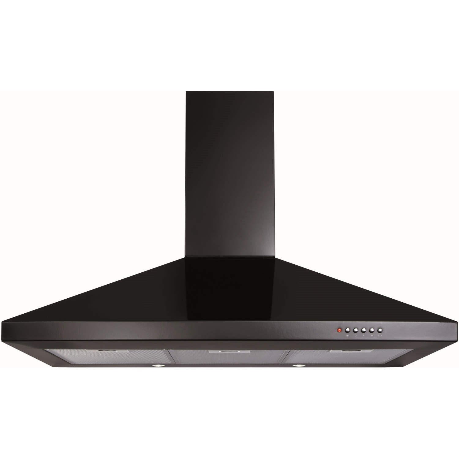 Refurbished CDA ECH91BL 90cm Chimney Cooker Hood Black