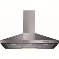 GRADE A1 - CDA ECH91SS Level 1 90cm Wide Chimney Cooker Hood Stainless Steel