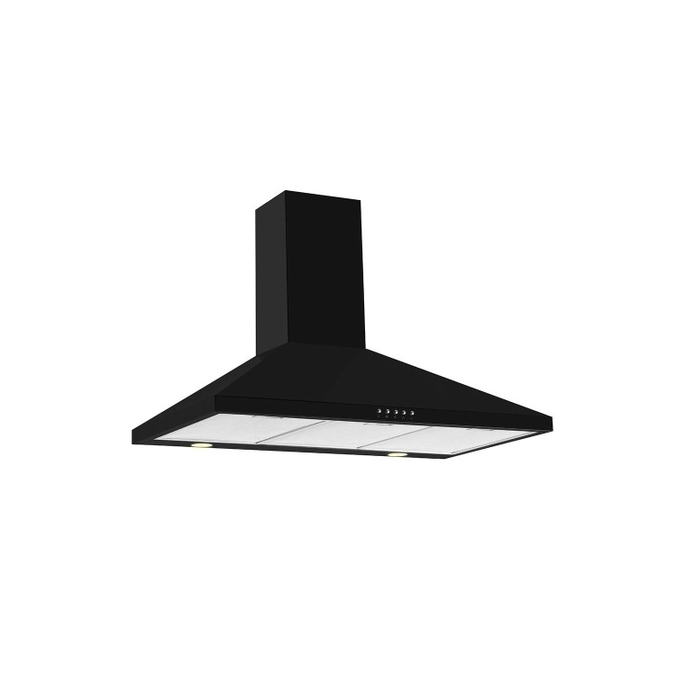 Refurbished CDA ECH93BL 90cm Chimney Hood Black