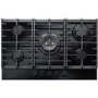 Rangemaster Eclipse 75cm 5 Burner Gas Hob with Wok Burner - Black