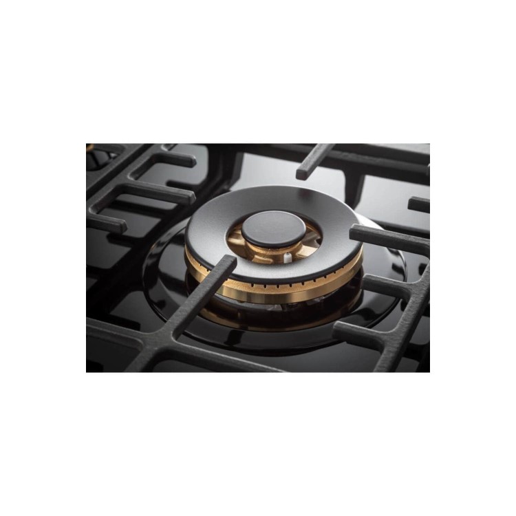 Rangemaster Eclipse 75cm 5 Burner Gas Hob with Wok Burner - Black