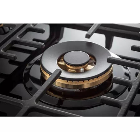 Rangemaster Eclipse 86cm 5 Burner Gas Hob with Wok Burner - Black