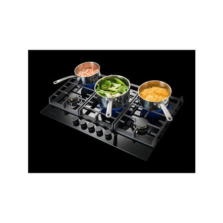 Rangemaster Eclipse 86cm 5 Burner Gas Hob with Wok Burner - Black