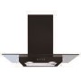 Refurbished CDA ECN72BL 70cm Flat Glass Chimney Cooker Hood Black