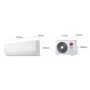 LG ECO W12EG A++ 12000 BTU Wall Split Air Conditioner with Heat Pump