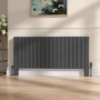 Eco Eleganza Anthracite Designer Radiator Feet -Suitable for Double Panel Aluminium Radiator