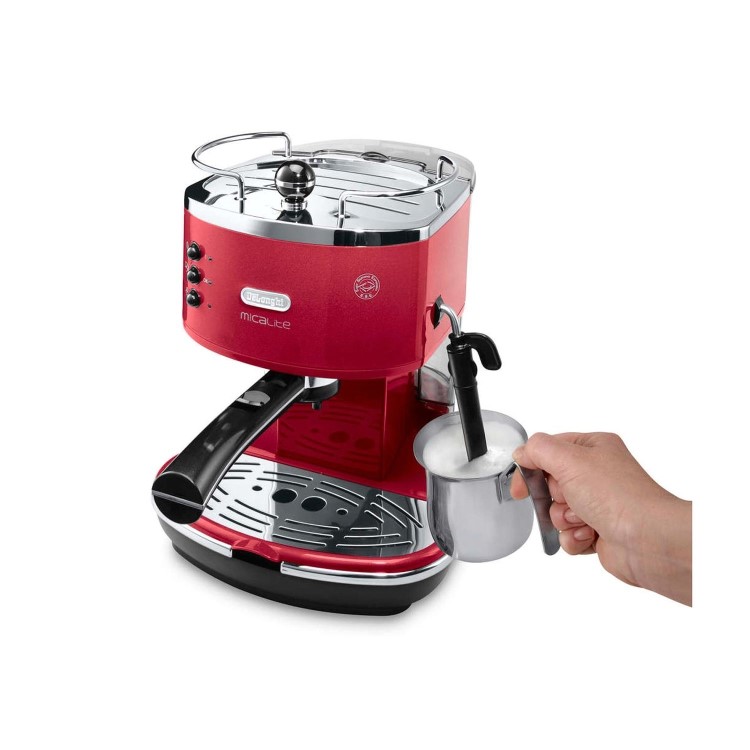 De Longhi Delonghi ECOM310.R Icona Micalite Espresso Coffee Machine - Red