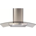 ECP82SS CDA 80cm Curved Glass Chimney Cooker Hood - Stainless Steel