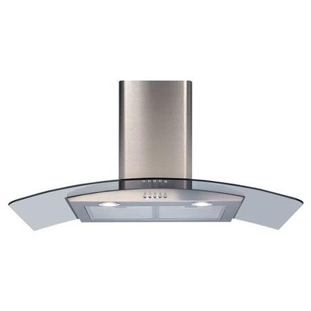 900 curved glass cooker hood