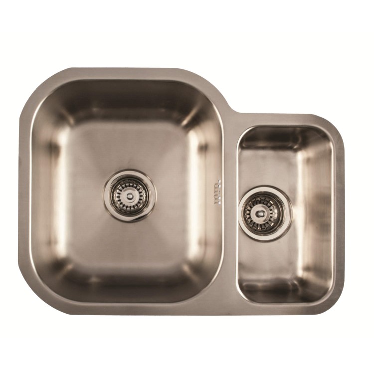 1810 Sink Company 1.5 Bowl Stainless Steel Chrome Undermount Kitchen Sink