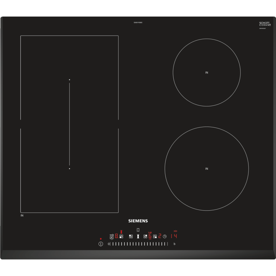 siemens iq500 induction hob with extractor