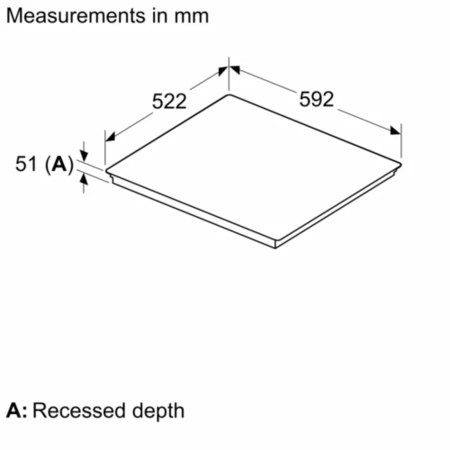 Siemens iQ500 60cm 4 Zone Induction Hob
