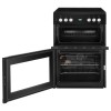 Beko 60cm Electric Cooker with Double Oven - Black