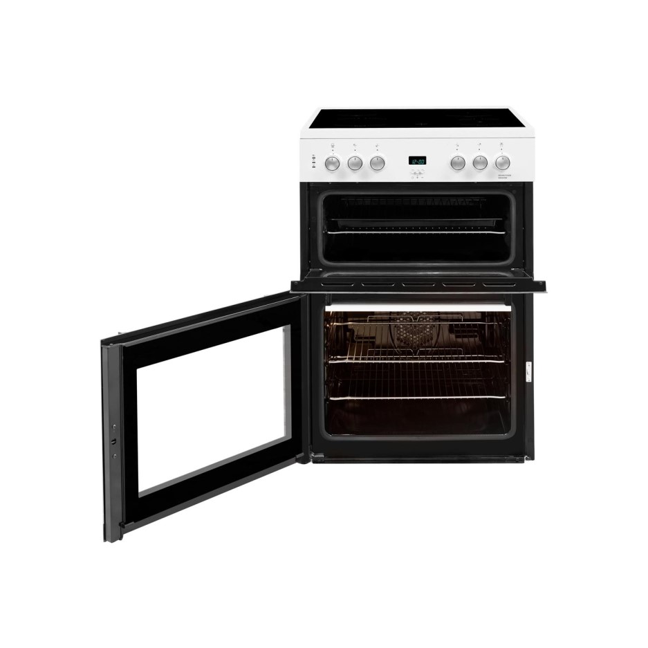 Beko EDC633W 60cm Freestanding Double Oven Electric Cooker With Ceramic