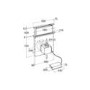 CDA EDD61BL 60cm Wide Black Downdraft Extractor
