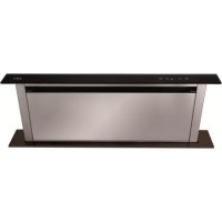 CDA EDD91BL 90cm Wide Black Downdraft Extractor